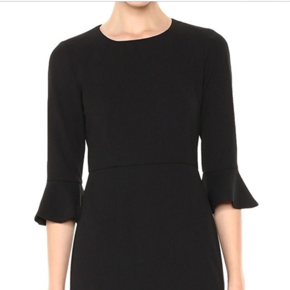 New Black Donna Morgan bell sleeve dress
